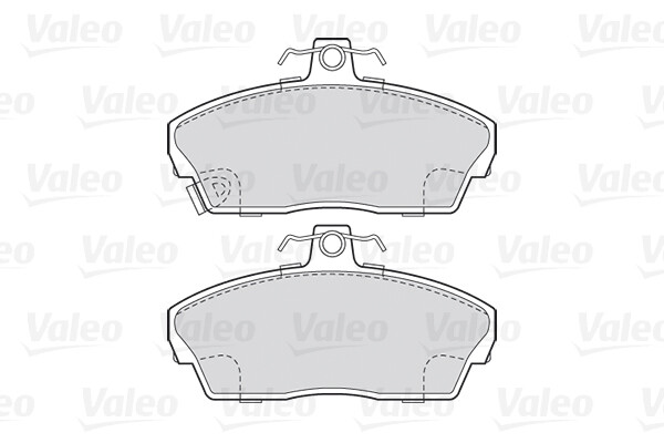 Plaquettes de frein Valeo 301022 pour frein à disque de berline et citadine