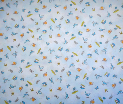 Nursery Fabric By 1/2 Yard Guess How Much I Love You Blue Clothworks 2017 Cotton