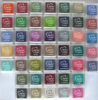 Versacolor Ink Pads Colour Chart