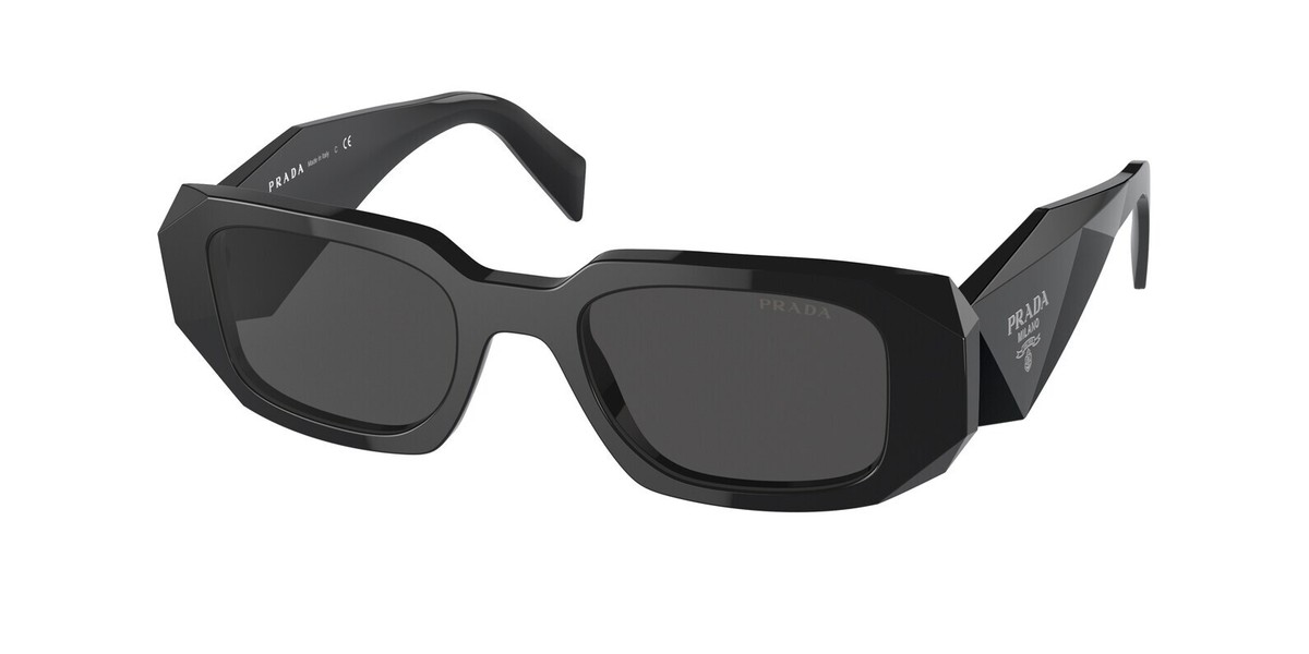 PRADA 0PR17WS 1AB5S0 BLACK/DARK GRAY LENS | eBay