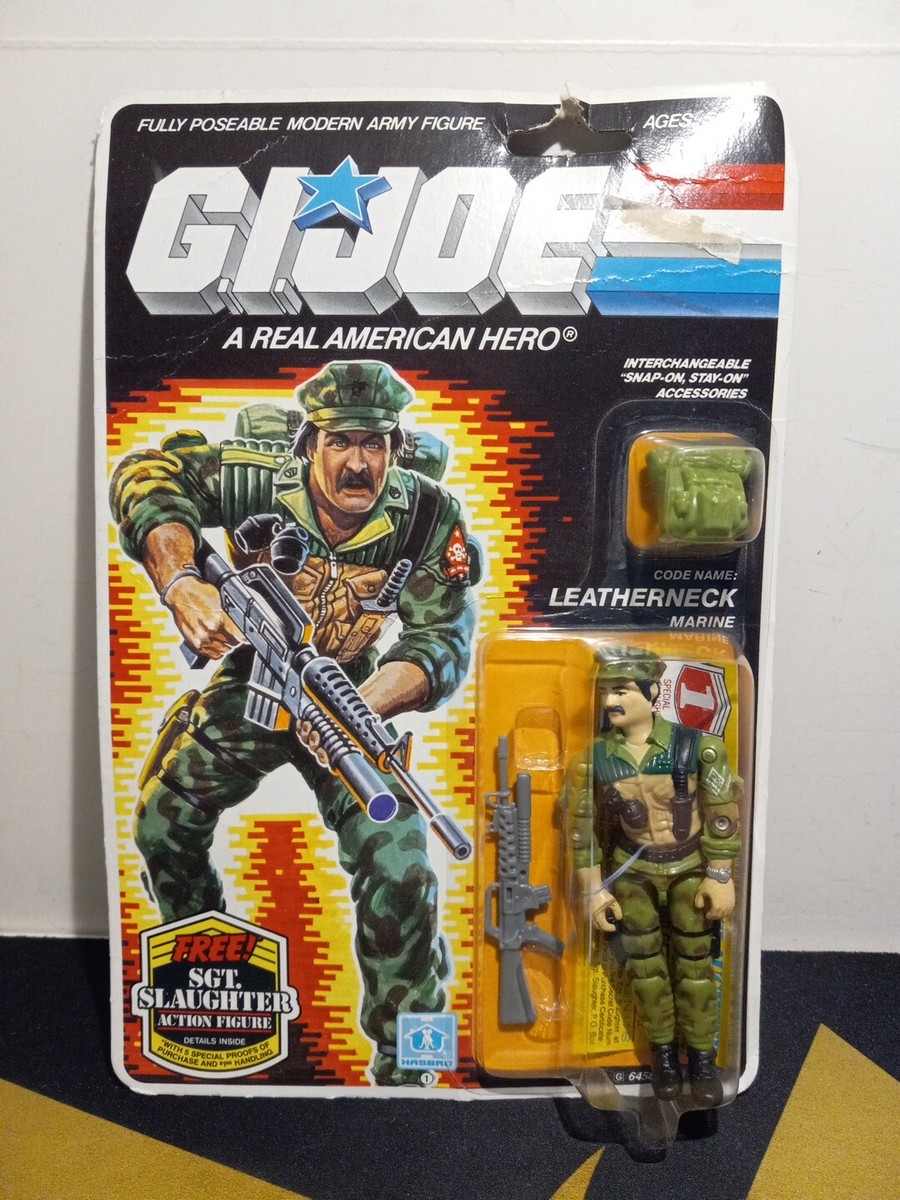 1986 Hasbro GI Joe - Leatherneck v1 Action Figure - Complete - New