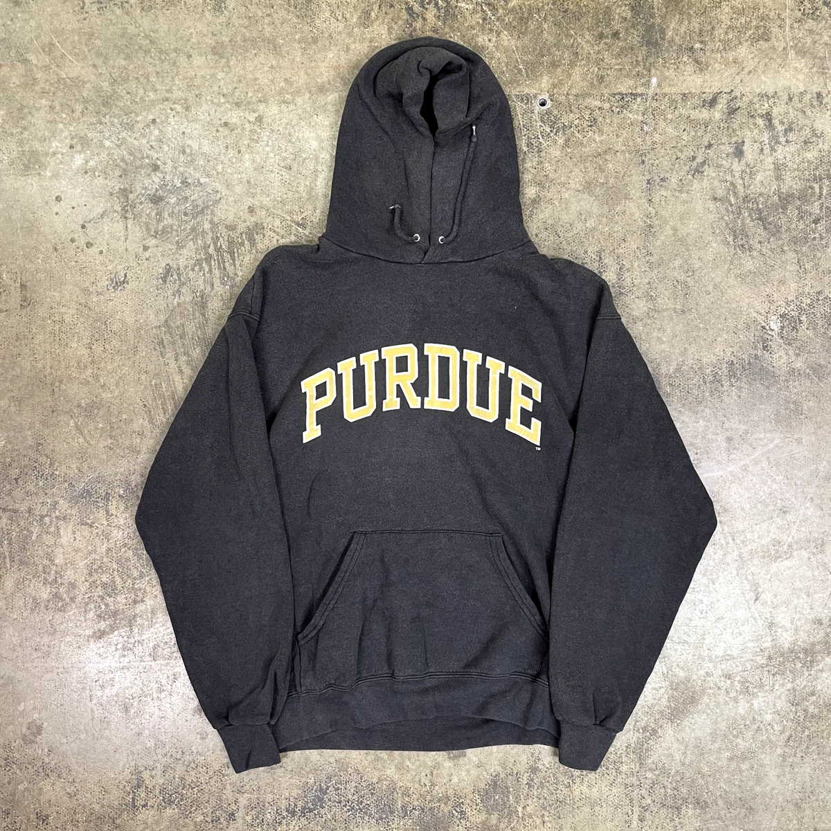 Lee Hoodie College Vintage USA Logo Sports Sweatshirt Washed