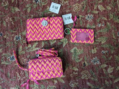 NEW Vera Bradley Ziggy Zags Wallets & Crossbody Bags Read The Description 