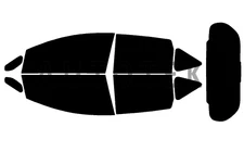 PreCut All Side Windows Film Any Tint Shade For Nissan Versa Note 2014-2019