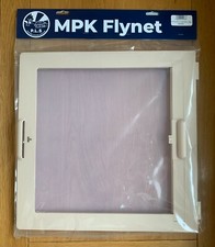 Framed MPK 400 x 400mm RoofLight Fly Net Flyscreen With Blind In Beige Caravan 