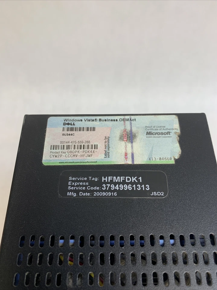 Dell Vostro 220s DT Intel Core 2 Duo E7500 2.93GHz 4GB RAM No HDD No OS - Image 3 of 4