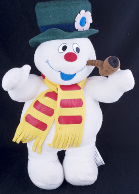 frosty the snowman singing stuffed animal