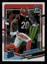 2023 Donruss Optic #220 DJ Turner RC Rookie Cincinnati Bengals