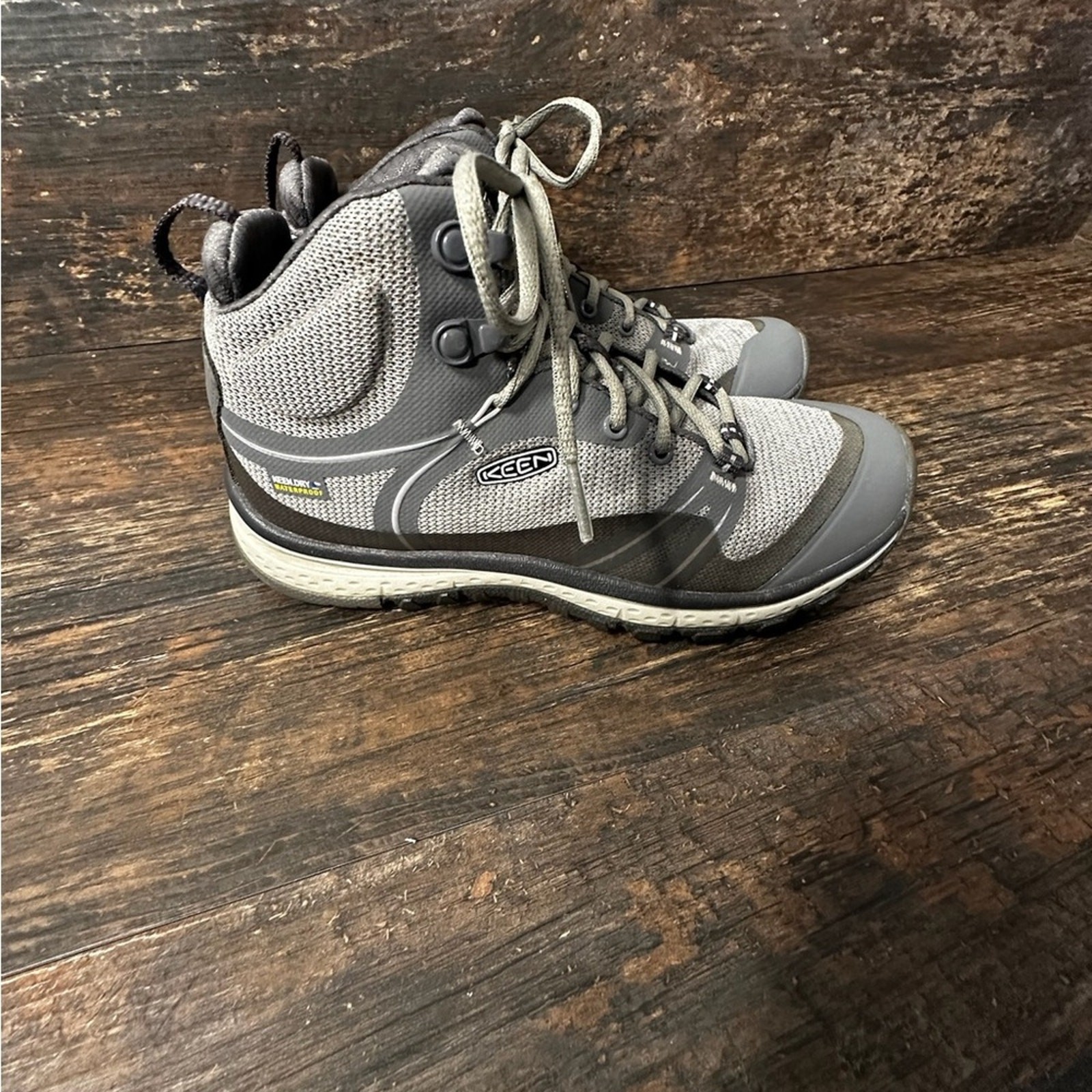 Stivali Keen grigi da trekking invernali e pioggia donna taglia 5 5