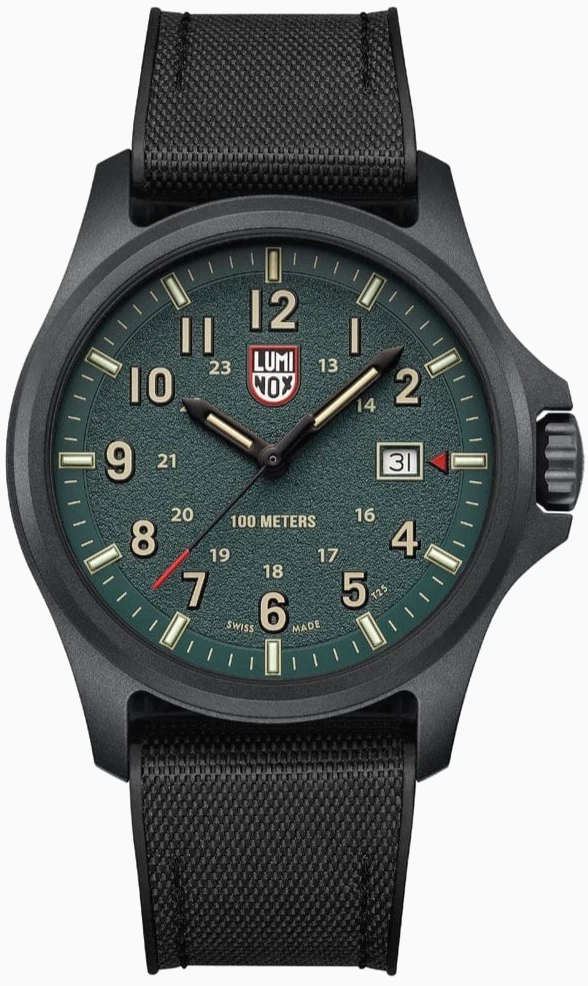 Luminox XA.9521 Orologio Uomo Al Quarzo Svizzero: Cassa 42mm In Acciaio, Cinturino Pelle, Nero