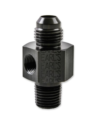 #ad Earls Plumbing AT100194ERL Ano Tuff Fuel Pressure Gage Adapter $31.33