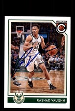 Signed Basketball Card Auto Rashad Vaughn 2016-17 Panini Complete #25 Bucks