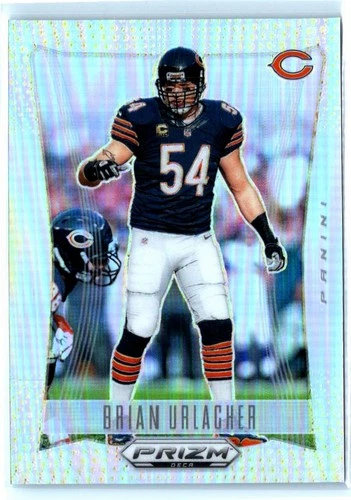 2024 Panini Prizm Deca Football Silver Brian Urlacher #56