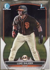 2023 Bowman Draft #BDC-47 Luke Shliger Chrome Baseball EX