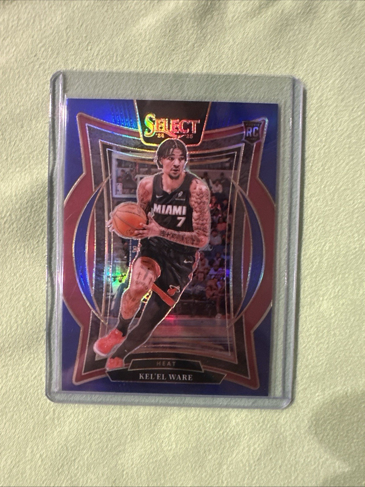 2024-25 Panini Select - Concourse Kel'el Ware #66 Blue Prizm (RC)