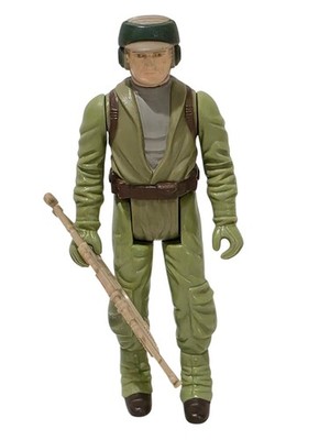 Star Wars Vintage Kenner Endor Rebel Commando Action Figure & Blaster Rifle 