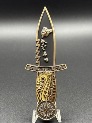 Seal Delivery Vehicle Team 1 Warriors of the Sea Knife Challenge Coin
