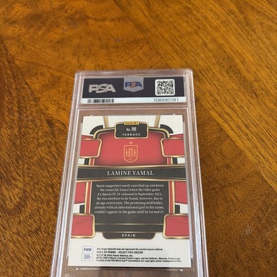 2023-24 Select Lamine Yamal Prizm (RC) Rookie PSA 9 Spain | eBay