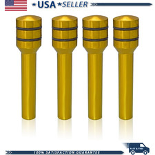 Car Door Lock Knobs 4pcs 1.92x0.44 Aluminum Alloy Inner Door Pull Picolor Gold Car Door Lock Knobs 4pcs 1.92x0.44 Aluminum Alloy Inner Door Pull Picolor Gold