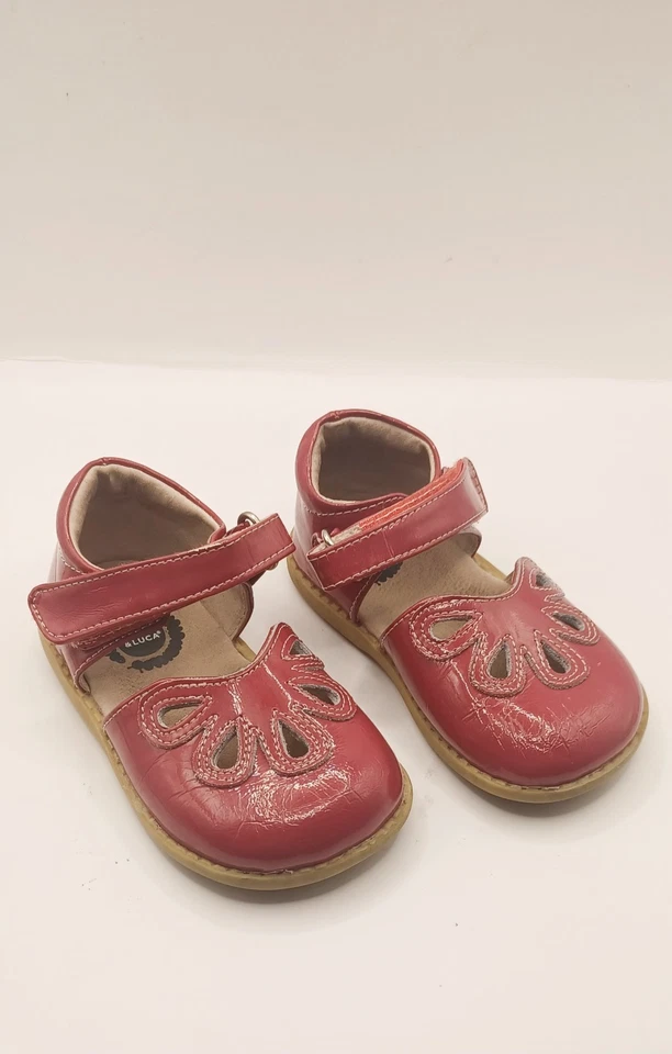 Livie & Luca Petal Shoes Lot Toddler Size 7 Baby Blue & Dark Pink Hook & Loop - Image 3 of 4