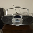 Vintage Sony Boombox CD Radio Cassette-Corder CFD-F10 Tested and works Read