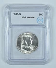 1951-S Franklin Half Dollar MS64 ICG