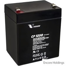 UPS 12 Voltgae 5AH Sealed Lead-acid Replacement VRLA Battery - F1 CP1250H