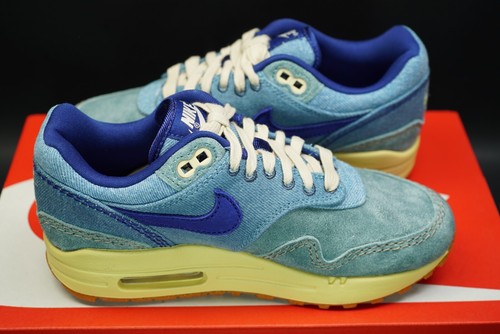 Nike Air Max 1 Premium PRM Dirty Denim Zapatos DV3050 300 Azul Real Varios Tamaños - Imagen 4 de 16