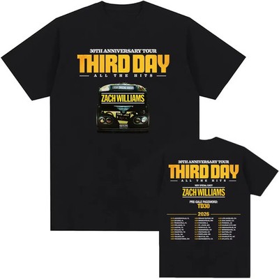 Third Day Third Day 30th Anniversary Tour 2026 Two Sided T-shirt BS1375