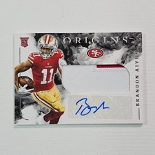 2020 Panini Origins Brandon Aiyuk Rookie Patch Auto RC @4F