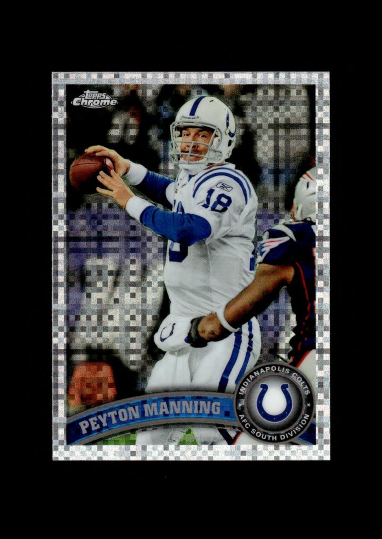 2011 Topps Chrome: #110 Peyton Manning Refractor NM-MT OR BETTER