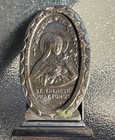 Christianity St. Therese Pray For Us Metal Plaque on Stand Pray For Us — photo 2