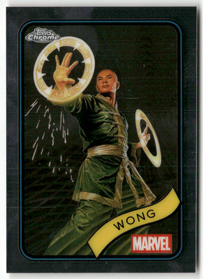 Topps Marvel Chrome 2025 Card No. 86 Wong