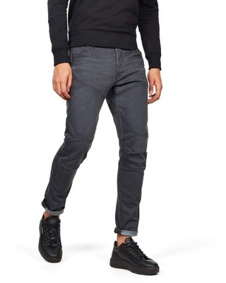 G-Star Herren Jeans Slim 5620 3d slim pm medium aged cobler Dunkelgrau W27 L32