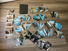 210 Lot Vintage Postcards Unused 1960-1980s & Postcard Book