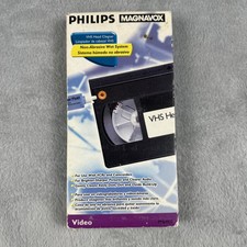 Philips Magnavox VHS VCR Head Cleaner Wet Type - No Cleaning Solution Fluid