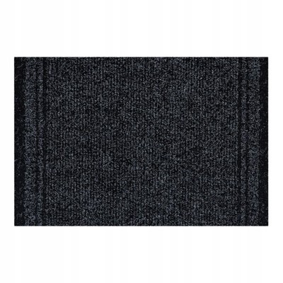 Fußmatte Anthrazit 80x460cm Rutschfest Streifen Universal Indoor Outdoor
