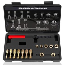 Aikyciu 15-piece Metric Thread Chaser Set M6 M8 M10 M12