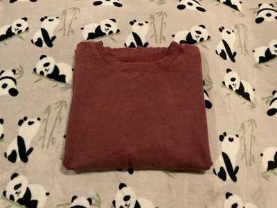 SO Women s Sweatshirt Size Medium Red Maroon Long Sleeve