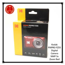 Kodak PIXPRO FZ55 Fotocamera Digitale 16MP 5x Zoom Rosso con Scatola Original...