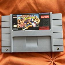 Capcom Street Fighter II Turbo SNES Game Cartridge NTSC-U/C Nintendo Seal