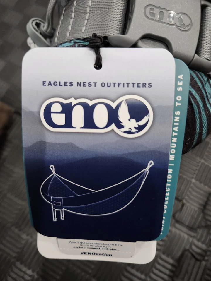 Impresionante nuevo ENO - Hamaca - DoubleNest® Mountains to Sea/Grey - ENO-DNP340 Foto 3 de 4