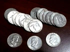 $10 ROLL / LOT OF 20 - Benjamin Franklin Half Dollar Book 1948-63 / 90% Silver