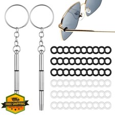 60pc Eyeglass Hinge Tighteners Repair Kit