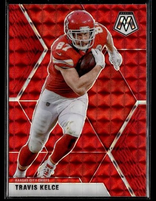 2020 Panini Mosaic Red Travis Kelce #4