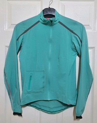 Rapha Le Mistral Fahrradjacke grün XXS türkis winddicht Full Zip reflektierend