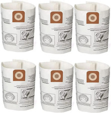 Pack 6 Vacuum Bags for Craftsman 16 to 20 Gallon Shop Vac and Ridgid 16 Gal Shop