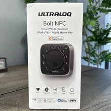 ULTRALOQ Bolt NFC WiFi Smart Lock Keyless Deadbolt + Door Sensor App