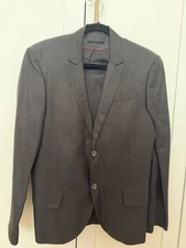 Alexander McQueen Mens SuitlvJacket Size 48