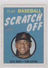 2020 Topps Heritage 1971 Topps Baseball Scratch-Offs Ketel Marte #9 0u7
